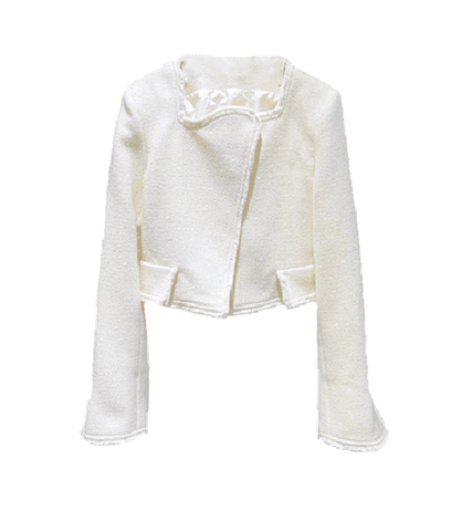 Eve Lee La-el (Seo Ye-ji) Inspired Coat 006 [Cropped Style] - XS / Cream White / Cropped Style - Coats & Jackets