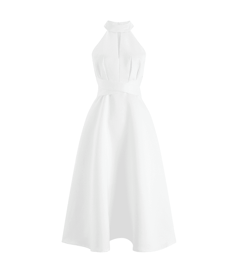 Eve Lee Ra-el (Seo Ye-ji) Inspired Dress 001 - S / White / Midi Dress - Dresses