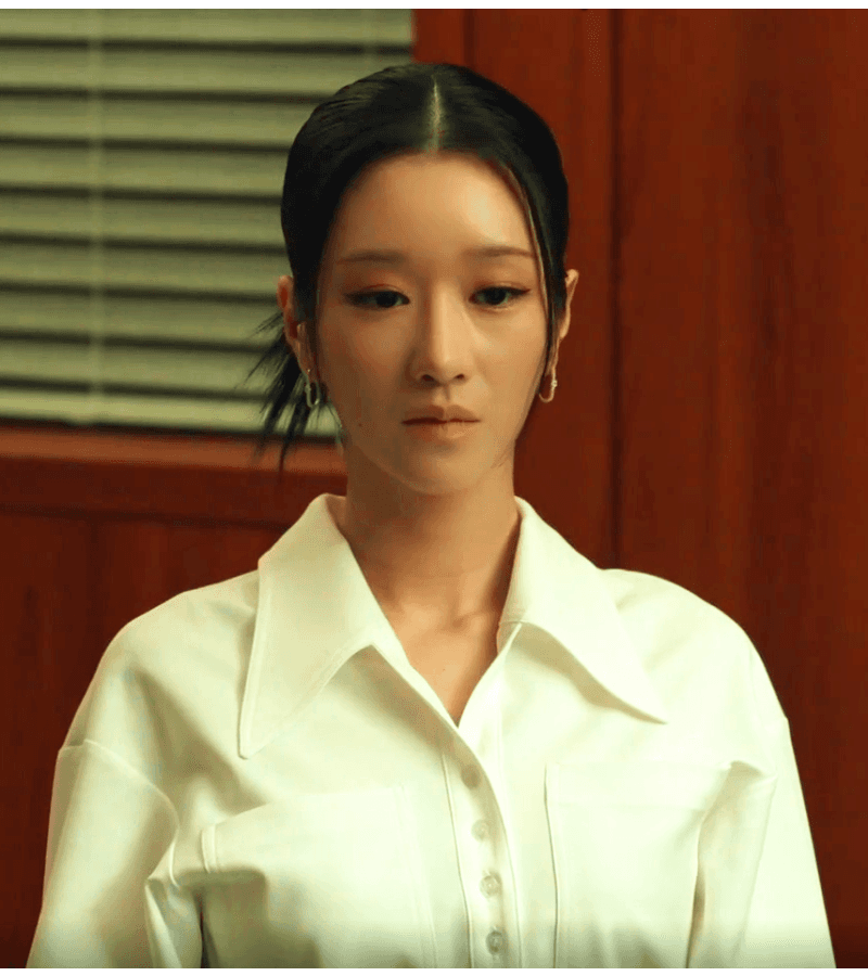 Eve Lee La-el (Seo Ye-ji) Inspired Earrings 043 - ONE SIZE ONLY / Silver - Earrings