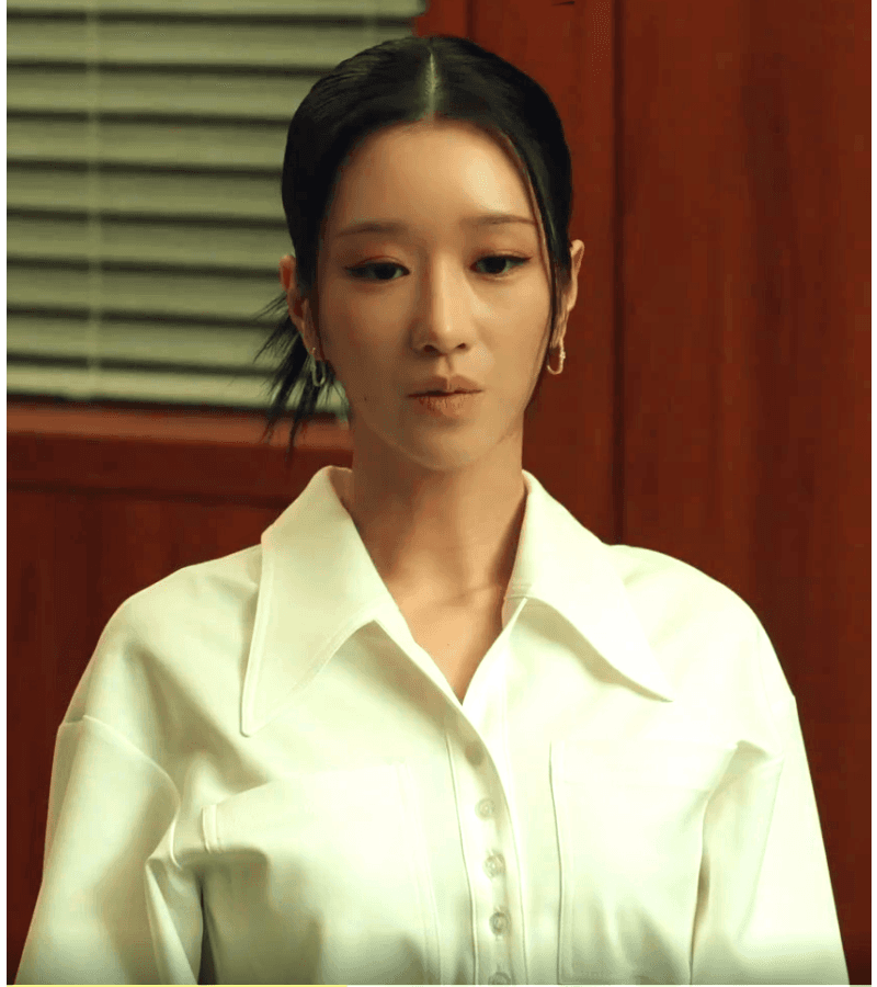 Eve Lee La-el (Seo Ye-ji) Inspired Earrings 043 - ONE SIZE ONLY / Silver - Earrings