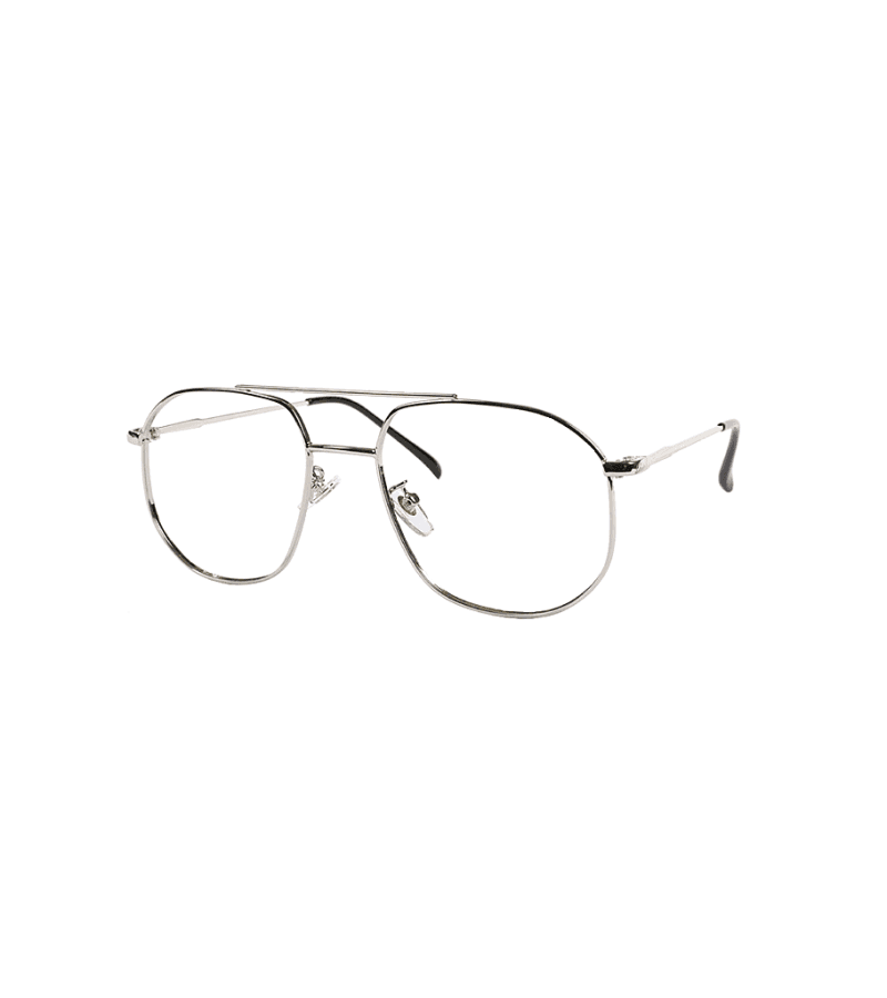 Eve Lee Ra-el (Seo Ye-ji) Inspired Glasses 001 - ONE SIZE ONLY / Silver - Glasses
