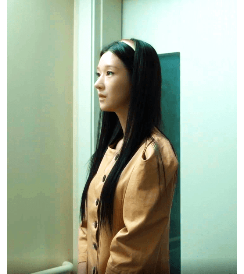 Eve Lee La-el (Seo Ye-ji) Inspired Hair Accessory 004 - ONE SIZE ONLY / Champagne Beige - Hair Accessories