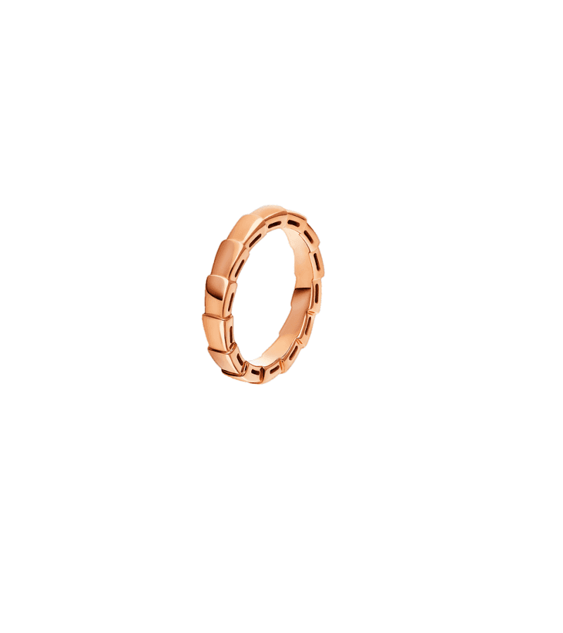 Eve Lee La-el (Seo Ye-ji) Inspired Ring 005 - Single Layer / Plain (Without Rhinestones) / Rose Gold - Rings
