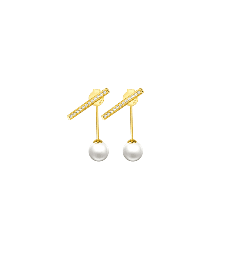 Extraordinary Attorney Woo Choi Su-yeon (Ha Yoon-kyung) Inspired Earrings 001 - ONE SIZE ONLY / Gold - Earrings