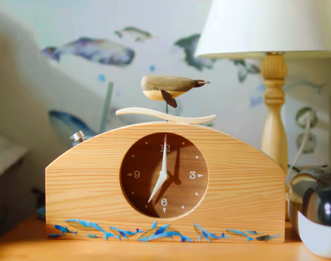 Extraordinary Attorney Woo Woo Young-woo (Park Eun-bin) Whale Clock [100% Authentic!] - ONE SIZE ONLY / 100% Made in Japan and Imported from