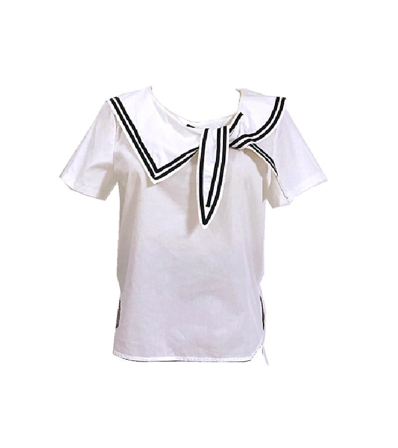 Extraordinary You Kim Hye Yoon Inspired Top 001 - ONE SIZE ONLY / White - Tops