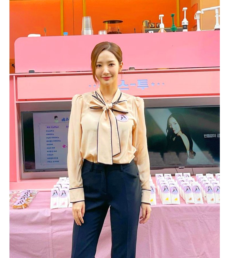 Forecasting Love and Weather (Weather People) Jin Ha-Kyung (Park Min Young) Inspired Blouse 001 - Shirts & Tops