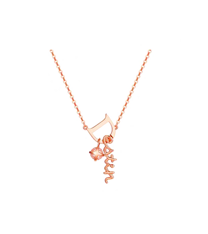 Goblin Kim Go Eun Inspired Necklace 001 - ONE SIZE ONLY / Rose Gold - Necklace