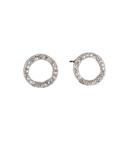 Her Private Life Park Min Young Inspired Earrings 036 - ONE SIZE ONLY / Silver - Earrings
