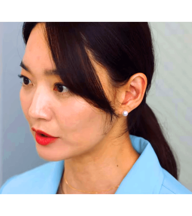 Hometown Cha-Cha-Cha Yoon Hye-jin (Shin Min-a) Inspired Earrings 003 - Freshwater Pearls / Silver - Earrings