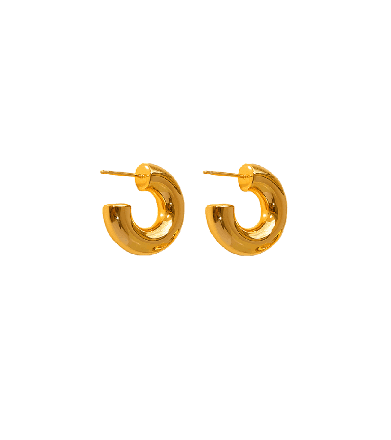 Hometown Cha-Cha-Cha Yoon Hye-jin (Shin Min-a) Inspired Earrings 015 - ONE SIZE ONLY / Gold - Earrings