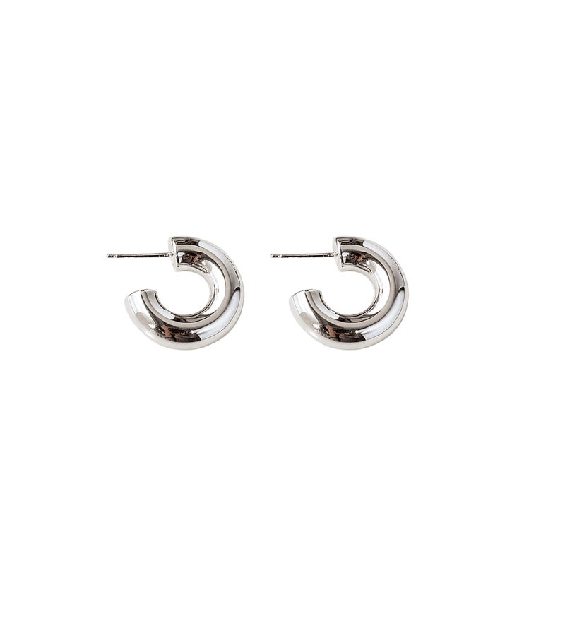 Hometown Cha-Cha-Cha Yoon Hye-jin (Shin Min-a) Inspired Earrings 015 - ONE SIZE ONLY / Silver - Earrings