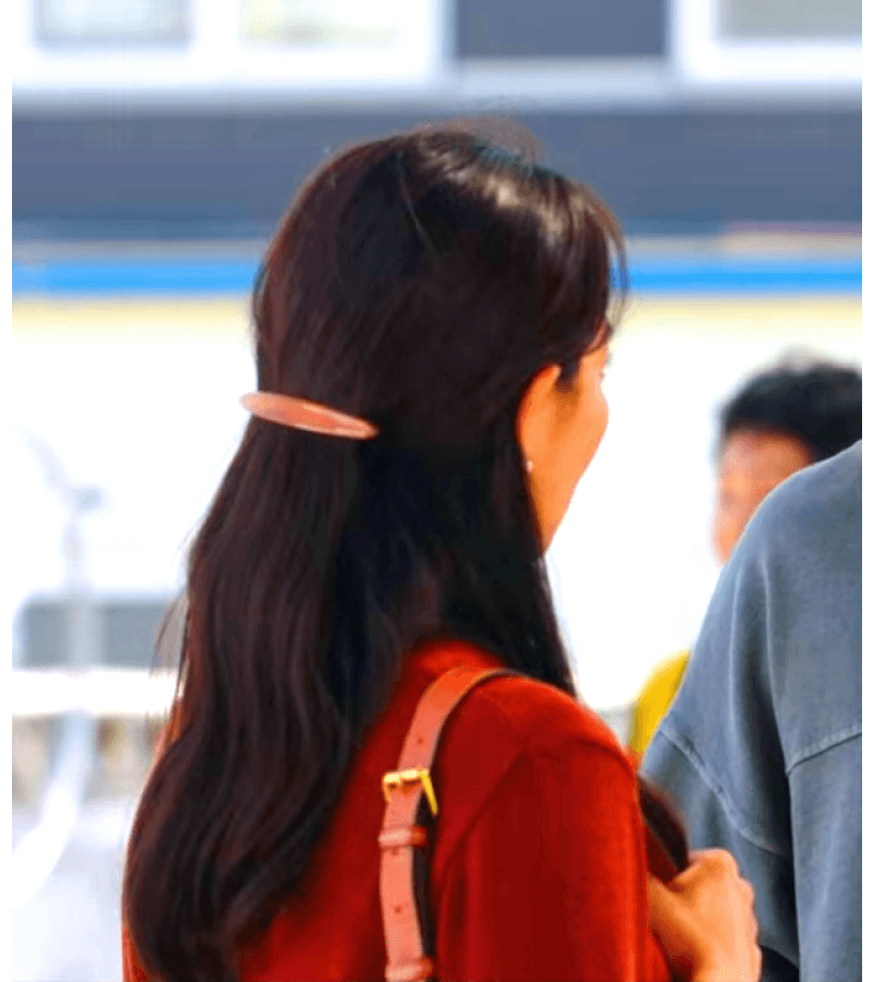 Hometown Cha-Cha-Cha Yoon Hye-jin (Shin Min-a) Inspired Hair Accessory 004 - ONE SIZE ONLY / Brown - Hair Accessories