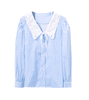 Hometown Cha-Cha-Cha Yoon Hye-jin (Shin Min-a) Inspired Top 006 - S / Baby Blue - Shirts & Tops