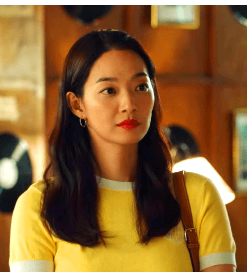 Hometown Cha-Cha-Cha Yoon Hye-jin (Shin Min-a) Inspired Top 013 - ONE SIZE ONLY / Pale Dull Yellow (Not Sunshine Yellow Like In The Drama) -