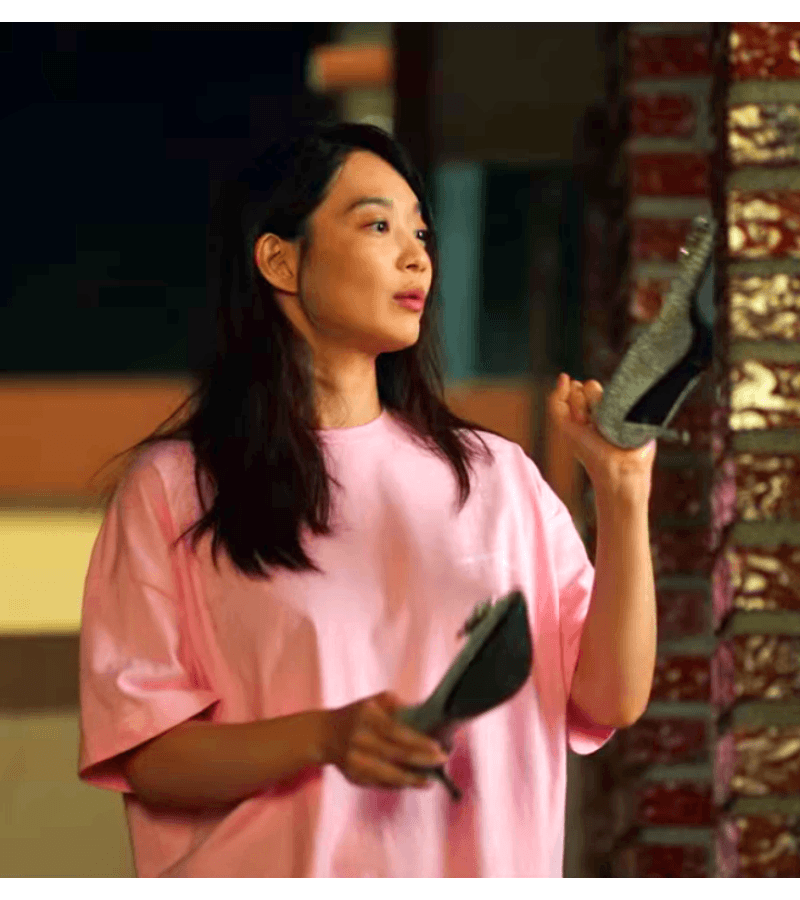 Hometown Cha-Cha-Cha Yoon Hye-jin (Shin Min-a) Inspired Top 015 - ONE SIZE ONLY / Light Pink - Shirts & Tops