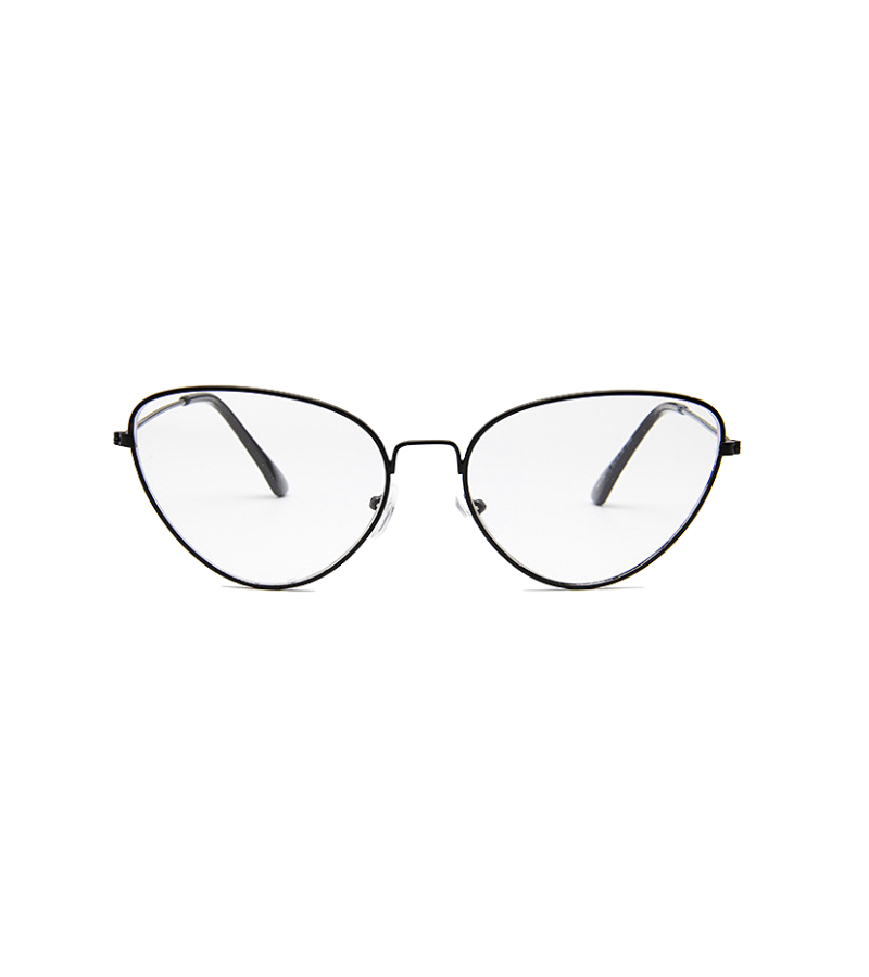 Hotel Del Luna IU Inspired Glasses 001 - Black / With Lens - Glasses