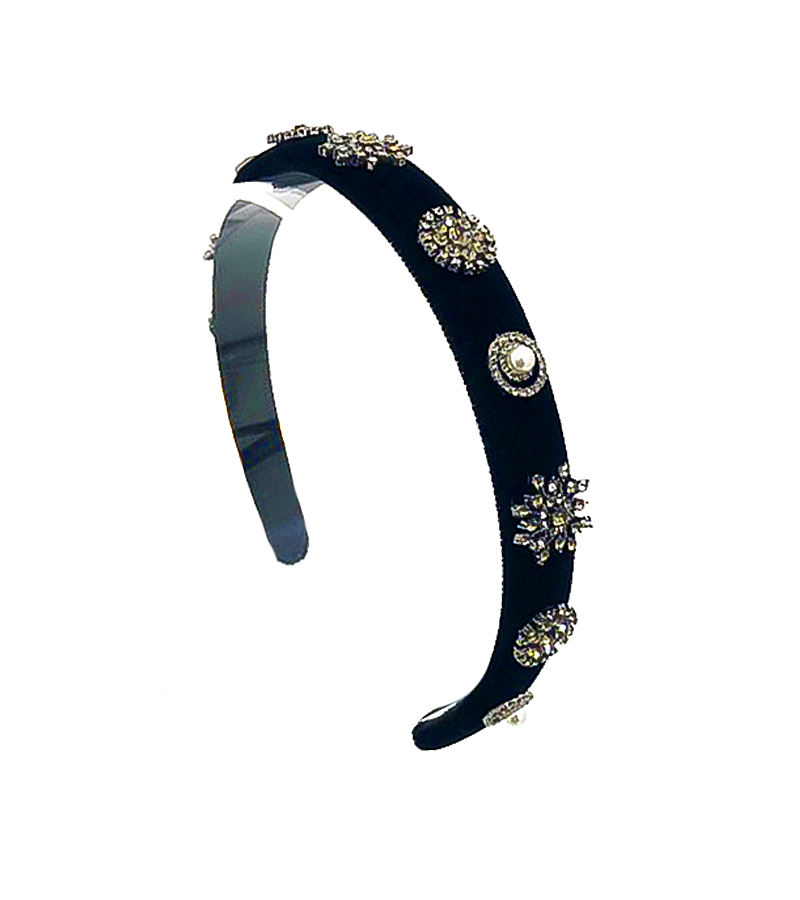 Hotel Del Luna IU Inspired Hair Band 001 - ONE SIZE ONLY / Black - Hair Accessories