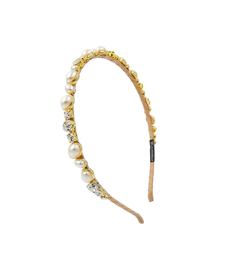 Hotel Del Luna Sulli Inspired Hair Band 002 - ONE SIZE ONLY / Gold - Hair Accessories