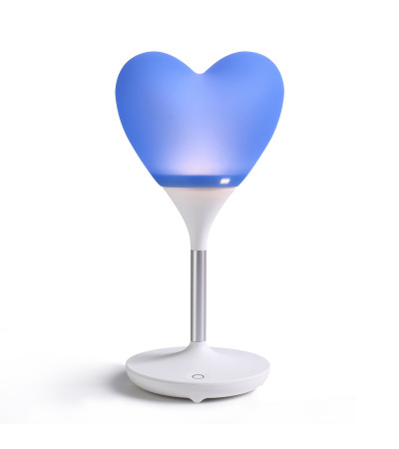 Robot Heart Lamp - ONE SIZE ONLY / Blue / Heart Shape - Gifts