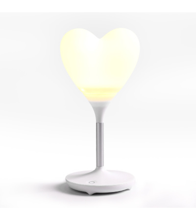 Robot Heart Lamp - ONE SIZE ONLY / White / Heart Shape - Gifts