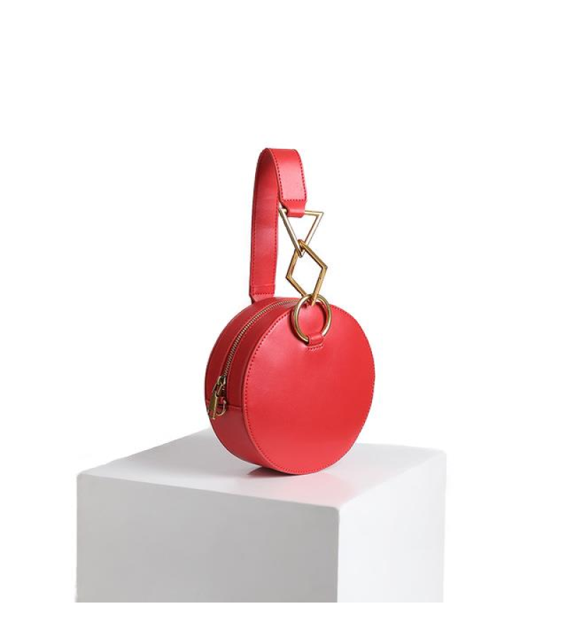 Instagrammable Leather Clutch - Red - Bags