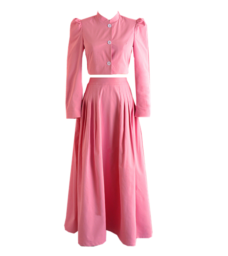 It’s Okay To Not Be Okay Seo Ye-ji Inspired Dress 008 - S / Pink / Produced only in 20 business days time - Dresses