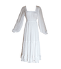 It’s Okay To Not Be Okay Seo Ye-ji Inspired Dress 036 (Night Gown) - ONE SIZE ONLY / White - Dresses