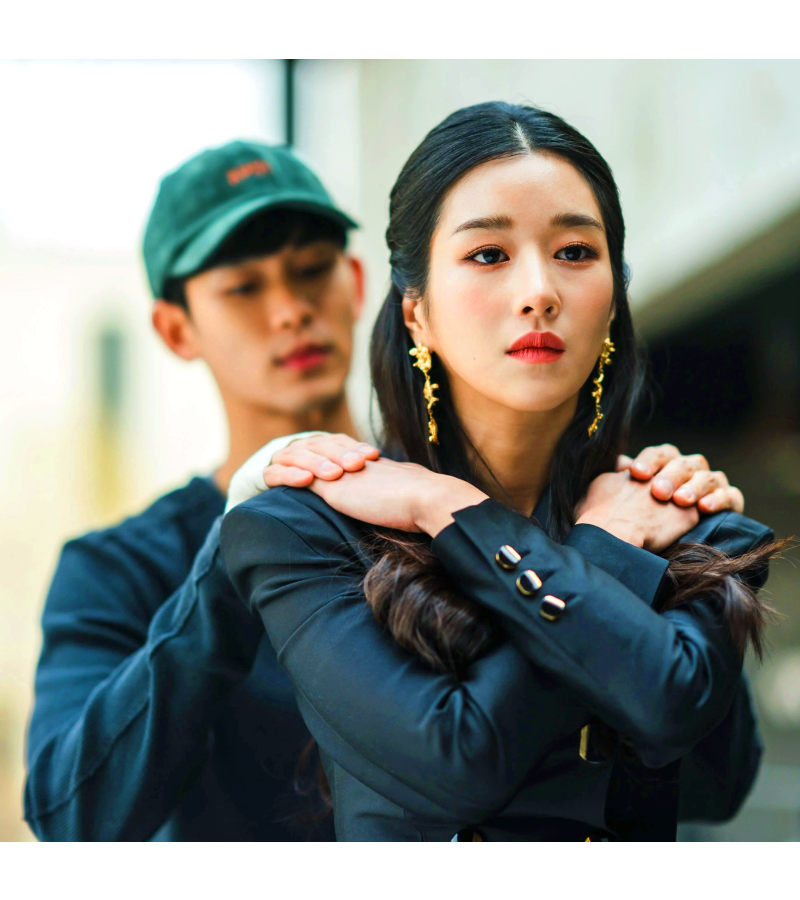 It’s Okay To Not Be Okay Seo Ye-ji Inspired Earrings 003 - ONE SIZE ONLY / Gold - Earrings