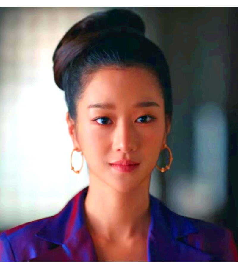 It’s Okay To Not Be Okay Seo Ye-ji Inspired Earrings 008 - ONE SIZE ONLY / Rose Gold - Earrings