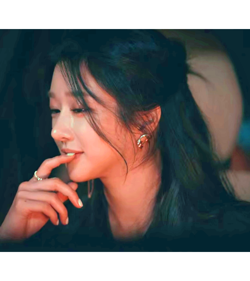 It’s Okay To Not Be Okay Seo Ye-ji Inspired Earrings 013 - ONE SIZE ONLY / Rose Gold - Earrings