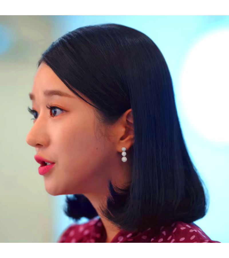 It’s Okay To Not Be Okay Seo Ye-ji Inspired Earrings 017 - ONE SIZE ONLY / Silver - Earrings