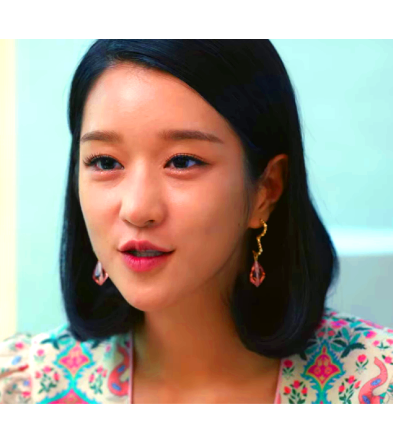 It’s Okay To Not Be Okay Seo Ye-ji Inspired Earrings 018 - ONE SIZE ONLY / Pink - Earrings