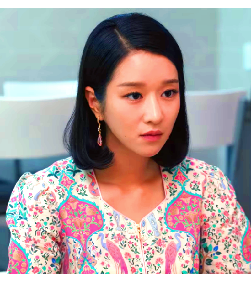 It’s Okay To Not Be Okay Seo Ye-ji Inspired Earrings 018 - ONE SIZE ONLY / Pink - Earrings