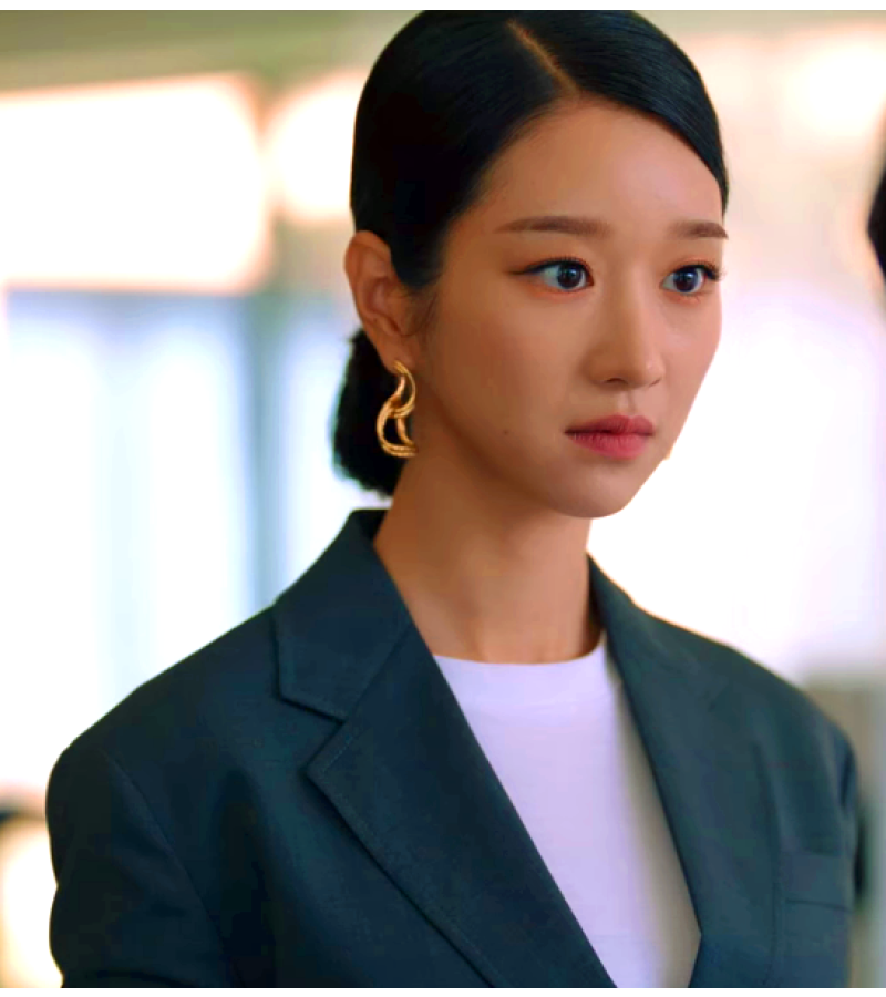 It’s Okay To Not Be Okay Seo Ye-ji Inspired Earrings 023 - ONE SIZE ONLY / Gold - Earrings