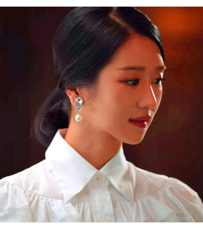 It’s Okay To Not Be Okay Seo Ye-ji Inspired Earrings 024 - ONE SIZE ONLY / Silver - Earrings