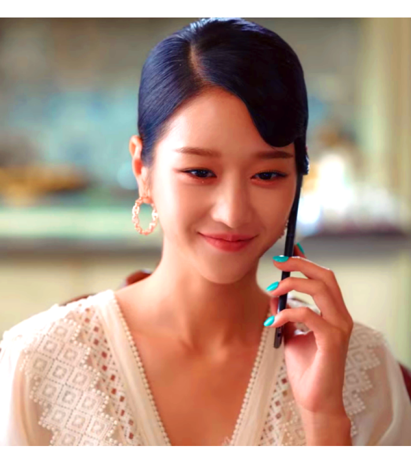 It’s Okay To Not Be Okay Seo Ye-ji Inspired Earrings 026 - ONE SIZE ONLY / Rose Gold - Earrings