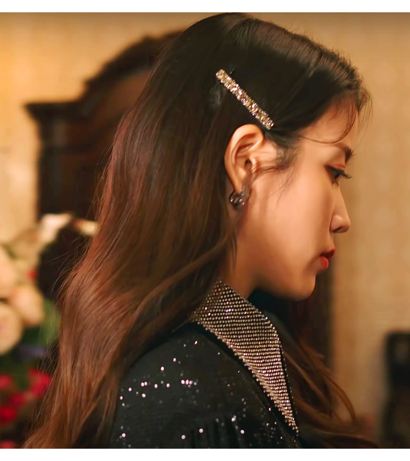 IU Celebrity (Acoustic Showcase) Inspired Hair Clip 001 - ONE SIZE ONLY / Champagne-Gray - Hair Accessories
