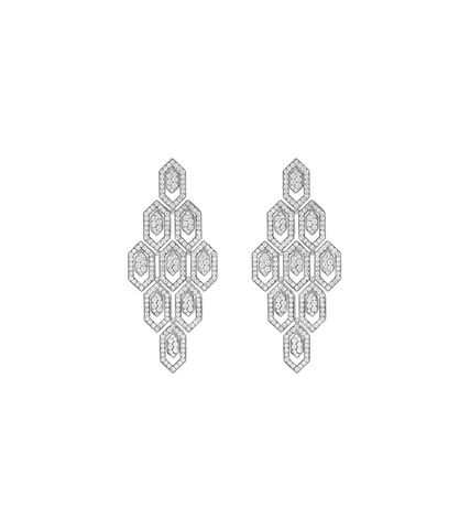 IU Celebrity Inspired Earrings 001 - ONE SIZE ONLY / Silver - Earrings