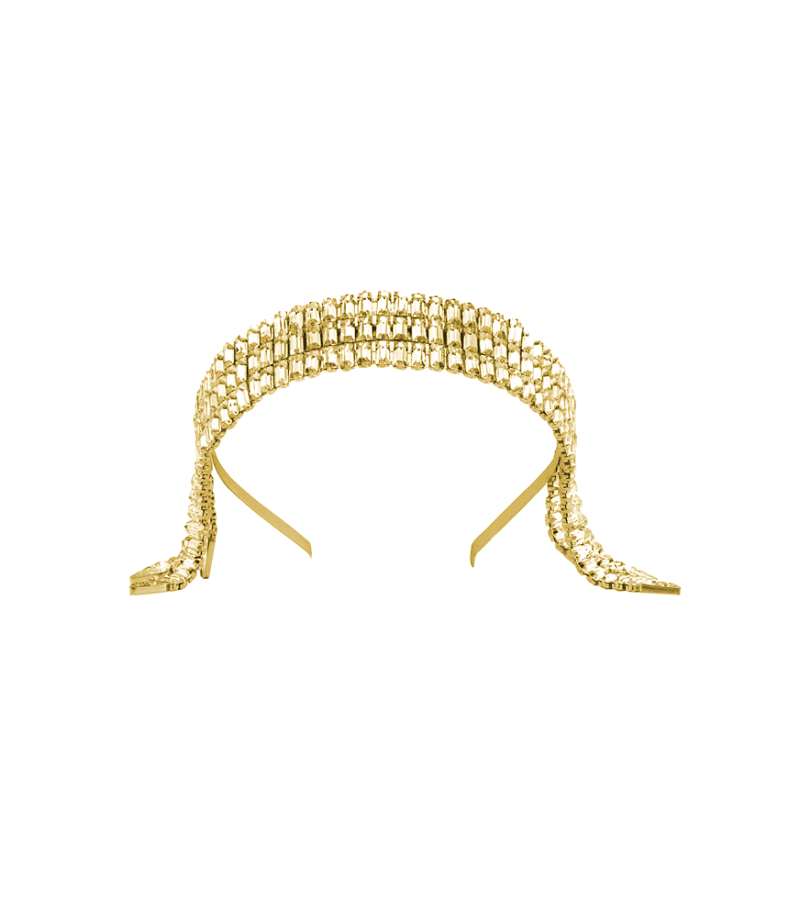 IU Celebrity Inspired Hair Band 001 - ONE SIZE ONLY / Gold - Hair Accessories