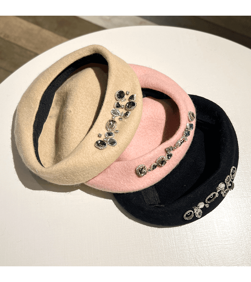 IVE Jang Won-young Inspired Beret Hat 001 - Hats
