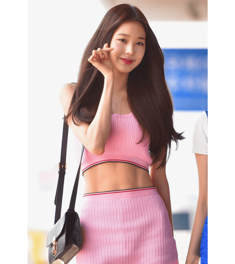 IVE Jang Won-young Inspired Top and Skirt Set 002 - Dresses