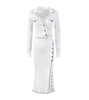 King The Land Cheon Sa-rang (Im Yoon-ah) Inspired Dress 002 - S / White - Dresses