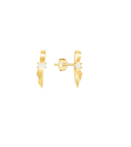 King The Land Cheon Sa-rang (Im Yoon-ah) Inspired Earrings 003 - ONE SIZE ONLY / Gold - Earrings