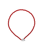 Law and The City Kang Hee ji (Moon Ga young) Inspired Necklace 001 Pattern A (Choker 42 cm) / Roughly 4MM / Red Necklaces