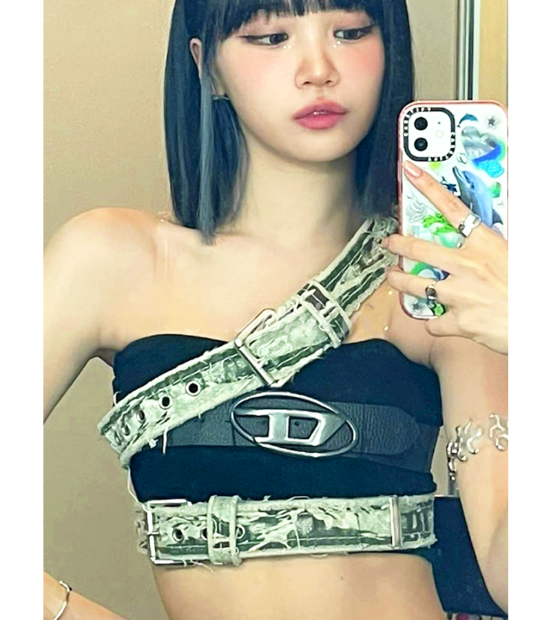 Le Sserafim Kim Chae-won Inspired Top 001 Free Shipping Worldwide