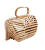 Lilli Bamboo Collapsible Tote - Wood / Big - Bags
