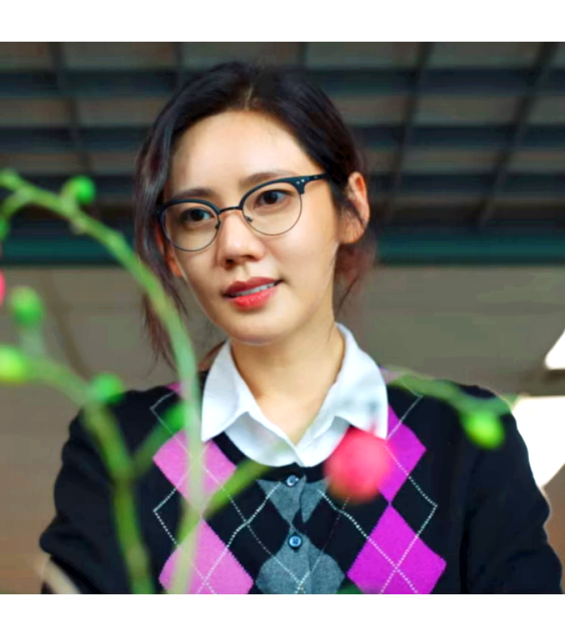 Little Women Jin Hwa-Young (Choo Ja-Hyun) Inspired Glasses 001 - ONE SIZE ONLY / Black - Glasses