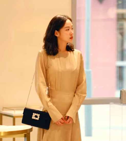 Little Women Oh In-Joo (Kim Go-Eun) Inspired Clutch Bag 001 - ONE SIZE ONLY / Black - Handbags