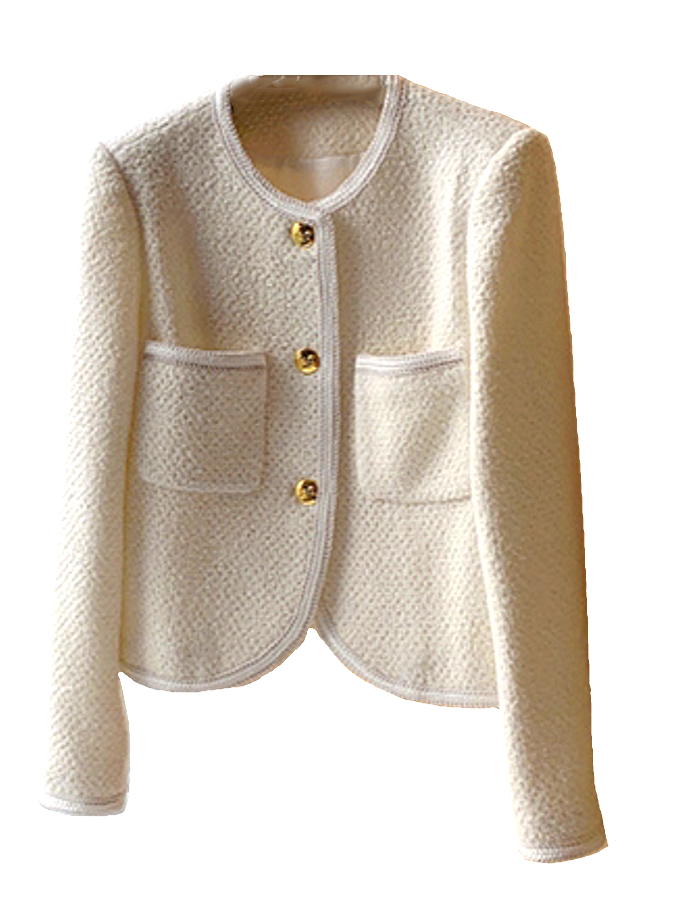 Little Women Oh In-Joo (Kim Go-Eun) Inspired Coat 001 - S / White - Coats